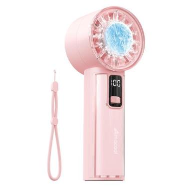 Imagem de Ventilador portátil AMACOOL recarregável com refrigerador de gelo 18 h