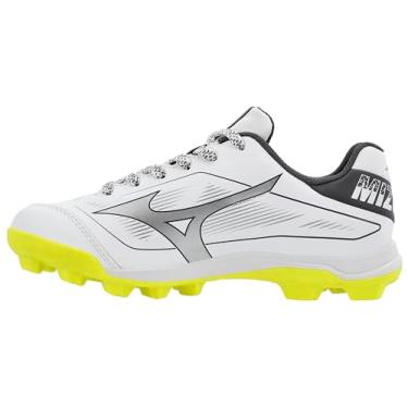 Imagem de Mizuno Chuteira de beisebol masculina Cushion revo Diamond Jr. TPU Spike, Amarelo (Safety Yellow, 15