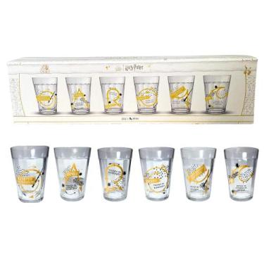 Imagem de Kit 6 Copos Brasões de Hogwarts - Magias - Harry Potter - Allmix, Magi