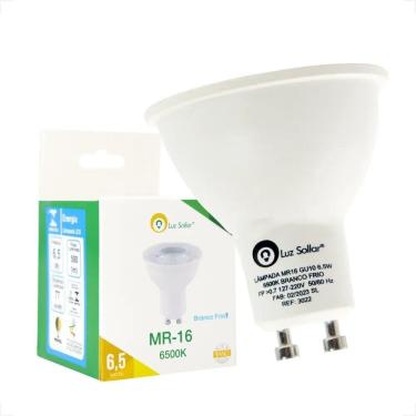 Imagem de 2X Lâmpada Dicroica Led 6.5W Mr16 Gu10 Branco Frio Quente