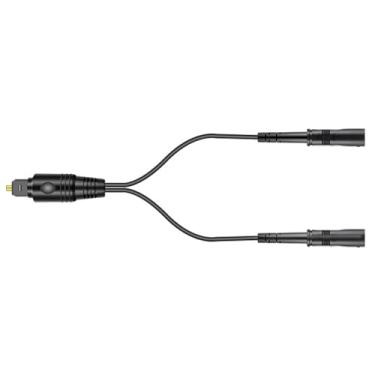 Imagem de MotiveTech Divisor de áudio digital de fibra óptica de 12,6" compacto premium para home theater, conversor de invólucro de PVC plug and play, 1 entrada e 2