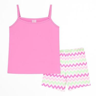 Imagem de Pijama Feminino Regata com Shorts Conforto Leveza e Estampas Modernas,