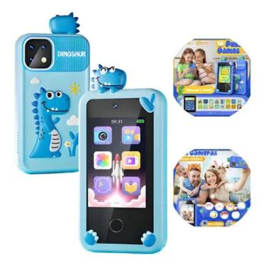 Imagem de Celular Infantil Educativo com Tela Touch, Câmera, Jogos, Música e Víd