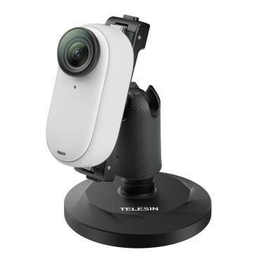 Imagem de Suporte Base Fixação Magnética Pra Câmera Insta360 Go 3 - Telesin