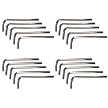 Imagem de STFRBTH Conjunto de chaves hexagonais de 3 mm, chave Allen em forma de L, ferramenta de cabeça hexagonal métrica para montagem de móveis e tarefas de reparo