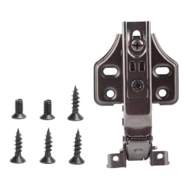 Imagem de HEEPDD Dobradiça da Porta do Tampão Hidráulico, Ajuste Silencioso de Fechamento Silencioso Abertura de 90 Graus para a Porta do Gabinete da Estrutura de Alumínio