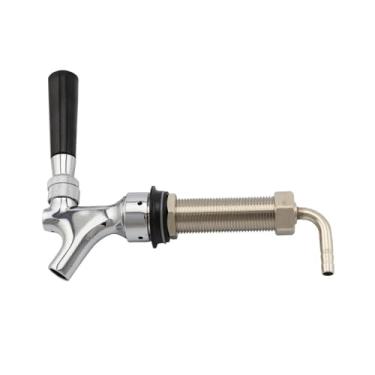 Imagem de Fabricação caseira de cerveja Chrome Polished US Type Draft Beer Faucet with 92.5mm Long Shank Combo Kit Kegerator Tap Home brewing Bar Wine Tools Acessórios para vinho