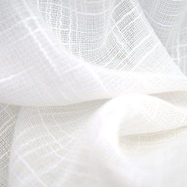 Imagem de 10 Metros Tecido Voil Gaze de Linho Branco 3,00 Metros Largura