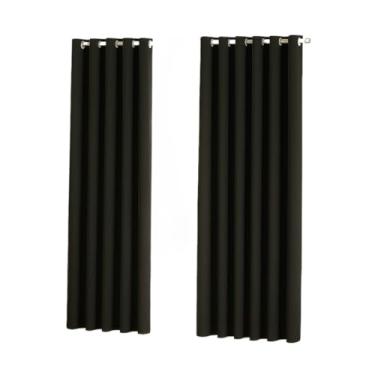 Imagem de Cortina Para Sala Ou Quarto 3,00x2,50 metros(PRETO)