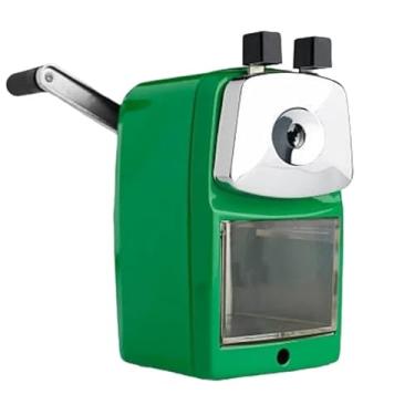 Imagem de Apontador De Lapis, Com Manivela E Recipiente Coletor(MINI VERDE)