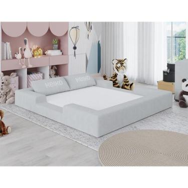 Imagem de Cama Montessoriana Casal Ninho 100% Espuma Boucle Keiko - Keiko Colchõ