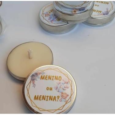 Imagem de Kit 6 peças Vela Aromática em mini Lata, Cera de Coco Vegetal, Pavio de Algodão, 20g, Personalizável, Fragrâncias Variadas (Alecrim,)