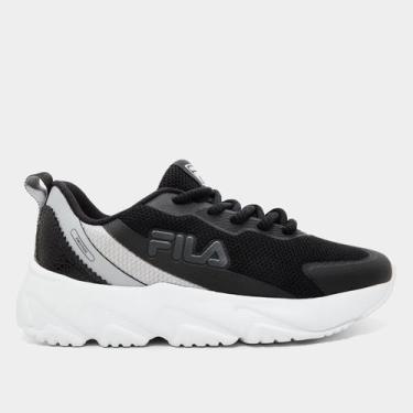 Imagem de Tênis Fila Emotion Feminino, Preto, Grafite, 37