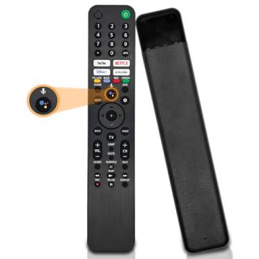 Imagem de Substituição de controle remoto de voz inteligente para Sony 2019-2024 Smart e Bravia TV RMF-TX520U para XBR/KD/XR Series, X80J, X85J, X90J, A80J