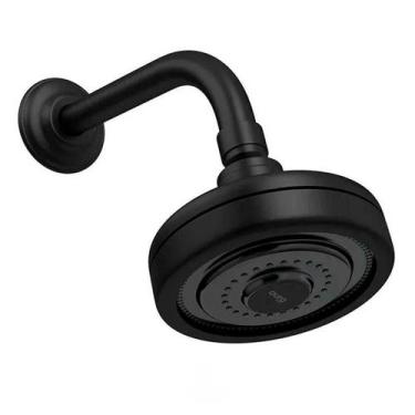 Imagem de Chuveiro ducha fria autolimpante preto fosco - AURA METAIS