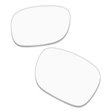 Imagem de LenzProse Lentes de reposição polarizadas de 1,5 mm para óculos de sol inteligentes Ray-Ban Stories Wayfarer L RW4004 53 mm, Hd Clear não polarizado - 1,5 mm, 53mm