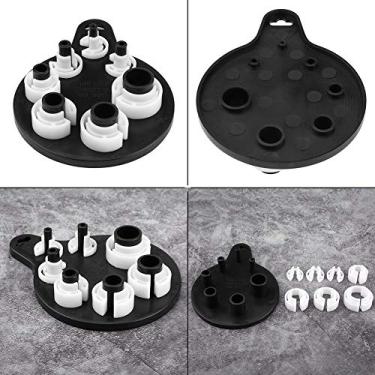 Imagem de 7 Peças de Ar Condicionado Automotivo óleo Ferramenta de Desconexão de Linha de Combustível Kit de Mangas de Conexão Rápida Montagem Universal Portátil Preto Tamanhos 1/4 5/16