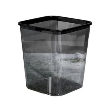 Imagem de Lixeira Lixeira Doméstica Grande Capacidade Dormitório Liviroom Cozinha Quarto Banheiro Banheiro Officerubbish Bin/Gris/Grande