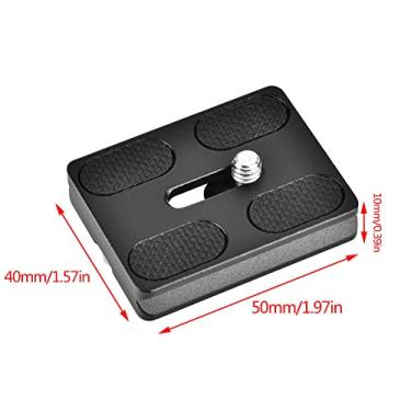 Imagem de Placa de Liberação Rápida, Montagem Com Parafuso de 1/4 Polegadas, tripé monopé Arca Benro, Cabeça Esférica, Câmera Slr para Entusiastas da Fotografia (PU50)