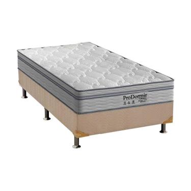 Imagem de Cama Box Solteiro: Colchão Molas Ensacadas Probel Springs Luxo + Base Clean(88X188)