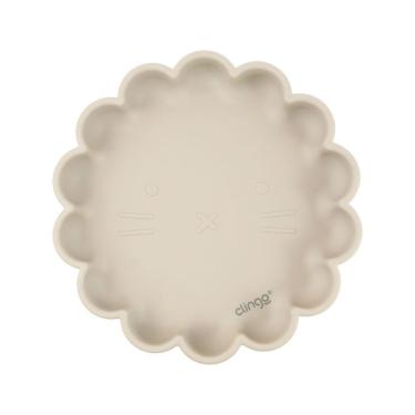 Imagem de Prato De Silicona Leão Fendi Com Base Antiderrapante E Design Seguro Para Crianças