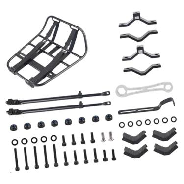 Imagem de menolana Suporte de garfo dianteiro para bicicleta, acessórios para bicicleta de estrada, suporte de garfo, bagageiro, liga de alumínio, para ciclismo, compras