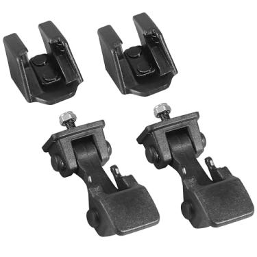 Imagem de Edinstry Kit de travamento para capô de carro, 2 peças, para J-e-ep Wrangler TJ 1997-2006