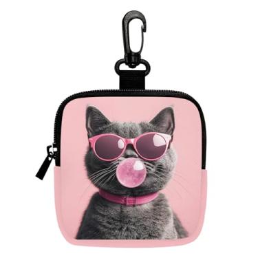 Imagem de Porta-chaves mini porta-moedas, bolsa multifuncional para chaves, porta-cartões, organizador de cabos de dados, bolsa com zíper 4, Multicolorido 00751