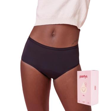 Imagem de Pantys Calcinha Absorvente Incontinencia Urinária Moderada Dry Feminino Preto P