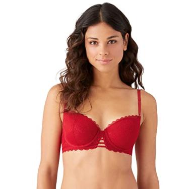 Imagem de b.tempt'd Sutiã feminino sem cordas, Vermelho carmesim, 32D