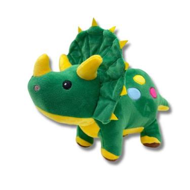 Imagem de Dinossauro de Pelúcia Dino Fofo Brinquedo Infantil Presente Para Crian