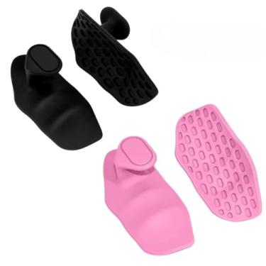 Imagem de Luva para Musculação Treino Grip Protetor de Mão Cross Fit Antiderrapante Halteres e Barras(Preto + Rosa)