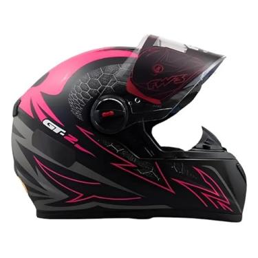 Imagem de Capacete FW3 GT2 Preto Rosa C/Narigueira Alta (58)