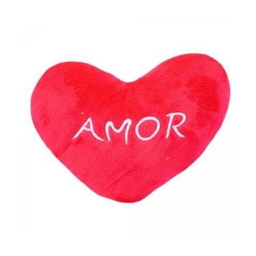Imagem de Almofada Pelucia Coração Amor 12x15cm (Fibra) BBL1140S-M - TAIMES