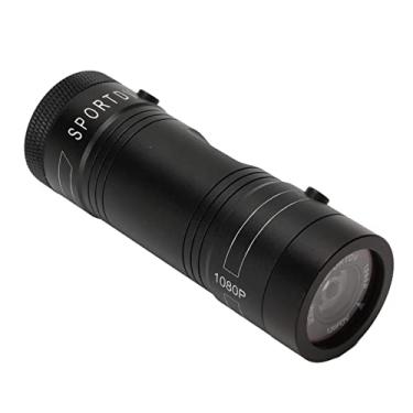 Imagem de SUNGOOYUE Câmera para Capacete de Ação Esportiva, 1080P HD, Liga de Alumínio Preta, Lente Grande Angular de 120°, à Prova d'água, Bateria de 750mAh, para Ciclismo e Atividades Ao Ar Livre