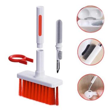 Imagem de Escova de Limpeza Teclados Fone de Ouvido Multifuncional 5X1 - cnpj 63