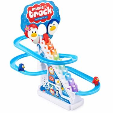 Imagem de Brinquedo Escorrega Pinguim com Escadaria e Escorregador em Espiral, Com Música e Luzes, Premium, Felix Magazine