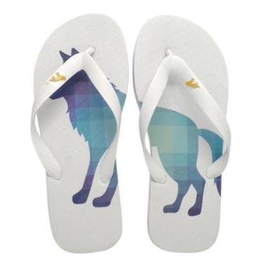 Imagem de Chinelo Acostamento Masculino Casual Estampa Lobo 320929029-Masculino