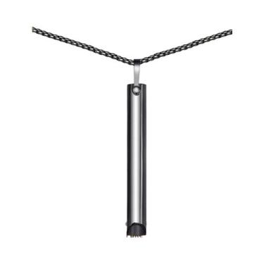 Imagem de Colar De Respiração Mindfulness Em Aço Inoxidável, Pingente Para Alívi