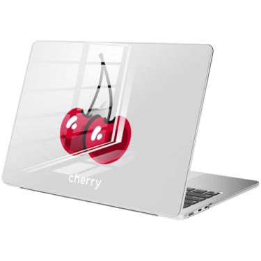 Imagem de BlHMCASE Capa compatível com MacBook Air de 13 polegadas M1 A2337 A2179 A1932 2022 2021 2020 2019, capa rígida protetora fofa cereja para MacBook Air de 13,3 polegadas