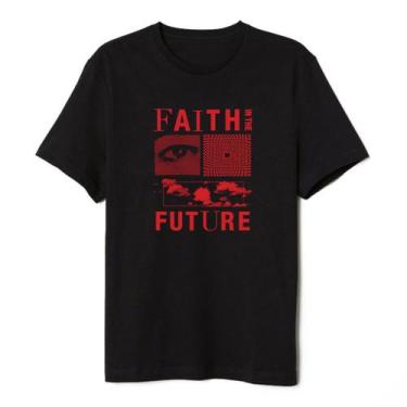 Imagem de Camiseta Louis Tomlinson Faith In The Future Masculina Feminina, Preto