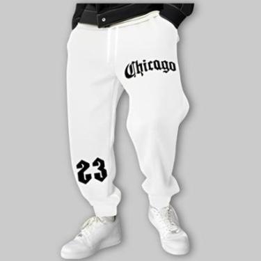 Imagem de Calça Moletom Treino Confortavel Estilo Despojado c/bolso Flanelado-Masculino