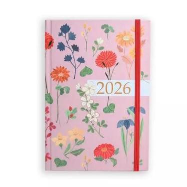 Imagem de Agenda 2026 ana luiza semanal mini garden rosa - TECA