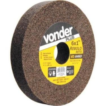 Imagem de Rebolo Reto 152,4X25,4X31,8 G36 Marrom Uso Geral Vonder Plus
