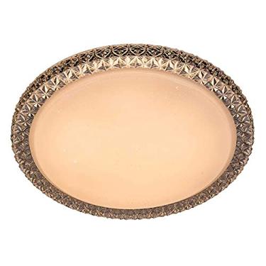 Imagem de Plafon Redondo Cristal Transparente 40cm Led 24W 3000K Bivolt