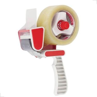 Imagem de Aplicador Suporte Fita Adesiva Larga Durex Embalagem 50mm Caixa - 123 