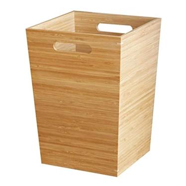 Imagem de Lndoor Lixeira Caixote de lixo moderno minimalista sem tampa Lata de lixo interna Cesta de papel para casa ou escritório