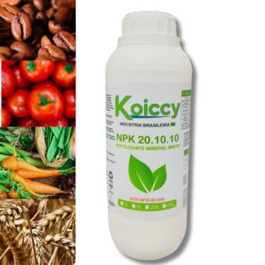 Imagem de Fertilizante adubo liquido Concentrado1 LITRO Npk 20.10.10 (Rende 200l