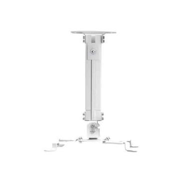 Imagem de Suporte para projetor, suporte para projetor, prateleira telescópica, suporte de teto, suporte para pendurar no teto, suporte para projetor (branco)