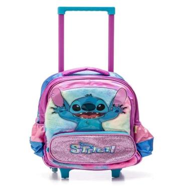 Imagem de MOCHILA STITCH INFANTIL MENINA LUXCEL DE RODINHAS IC42412SC-Feminino